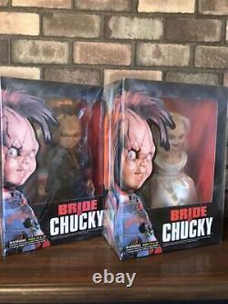 Collectible Figure Child's Play Chucky & Tiffany with Box Japan Shipped