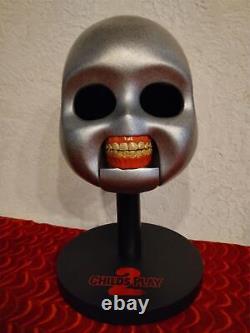 Deluxe Chucky Skull Display Childs Play Horror Prop Decor Halloween Retired