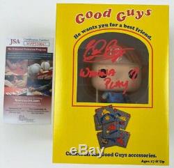 EDAN GROSS signed Funko POP Figure CHUCKY Good Guys Doll Voice Childs Play JSA