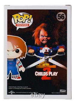 Ed Gale Signed Childs Play 2 Chucky Funko Pop #56 JSA ITP