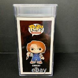 Ed Gale Signed Childs Play 2 Chucky Funko Pop 56 Psa Slabbed Am00718 Wanna Play