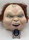 Ed Gale Signed Chucky Trick Or Treat Mask Childs Play Autographed Beckett Coa