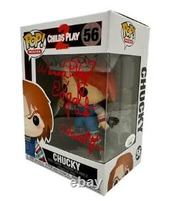 Ed Gale Signed Funko Pop 56 Chucky Childs Play 2 Jsa Coa