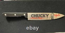 Ed Gale autographed & Inscribed Child's Play JSA Auth. Framed Chucky Knife