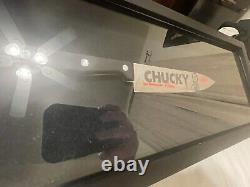 Ed Gale autographed & Inscribed Child's Play JSA Auth. Framed Chucky Knife