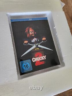 Extremely Rare! Child's Play 2 Collectors Edition Blu Ray Box Chucky Fig Statue