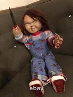 Extremely Rare! Childs Play 2 Lifesize Chucky Tenoch Art Silicone Bloody Version