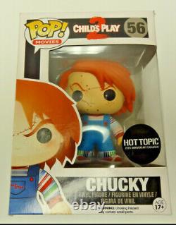 Funko Child's Play 2 Chucky 25th Ann Hot Topic New Blood Splatter Bloody
