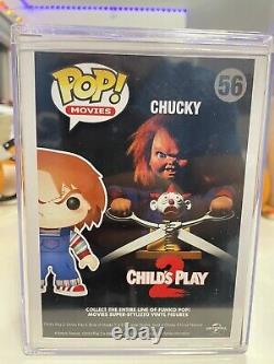 Funko POP! CHILD'S PLAY 2 BLOODY CHUCKY #56 HOT TOPIC With Hard Protector /Vaulted