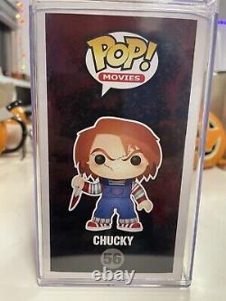 Funko POP! CHILD'S PLAY 2 BLOODY CHUCKY #56 HOT TOPIC With Hard Protector /Vaulted