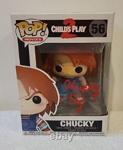 Funko POP! CHILDS PLAY 2 CHUCKY #56 Signed ED GALE JSA COA