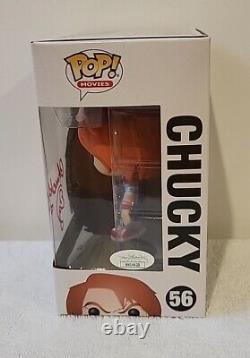 Funko POP! CHILDS PLAY 2 CHUCKY #56 Signed ED GALE JSA COA