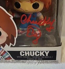 Funko POP! CHILDS PLAY 2 CHUCKY #56 Signed ED GALE JSA COA