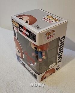 Funko POP! CHILDS PLAY 2 CHUCKY #56 Signed ED GALE JSA COA