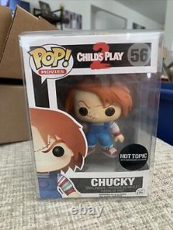 Funko Pop! Child's Play 2 #56 Blood Splattered Chucky Hot Topic 25th Pop Protect