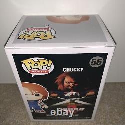 Funko Pop Child's Play 2 Chucky Bloody #56? Hot Topic Exclusive IN PROTECTOR