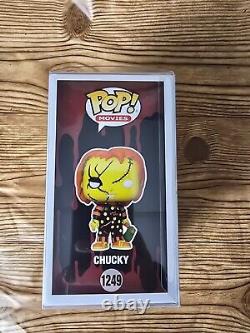 Funko Pop Child's Play Chucky with Protector signed by Alex Vincent (Andy)