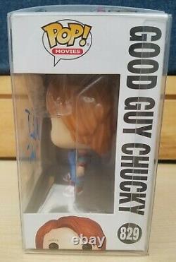 Funko Pop Good Guy Chucky #829 Childs Play 2 Hot Topic Excl Signed by Alex Vince