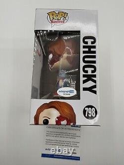 Funko Pop Horror Movies Childs Play 3 Jack Bender signed ACOA Chucky Figure 798