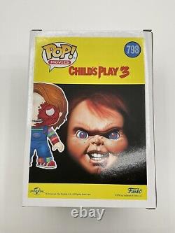 Funko Pop Horror Movies Childs Play 3 Jack Bender signed ACOA Chucky Figure 798