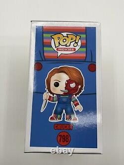 Funko Pop Horror Movies Childs Play 3 Jack Bender signed ACOA Chucky Figure 798