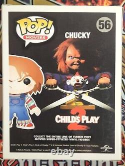 Funko Pop! Vinyl Child's Play 2 Chucky Blood Splattered #56 with Protector