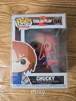 Funko Pop! Vinyl Chucky #56 Child's Play 2 signed by Alex Vincent (Andy)