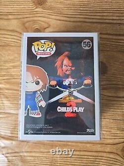 Funko Pop! Vinyl Chucky #56 Child's Play 2 signed by Alex Vincent (Andy)