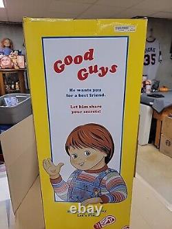 Good Guys Chucky Doll Childs Play Life Size 30 inches Spirit Halloween In Box