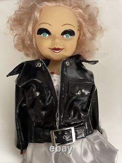 HUGE 26-in Bride Of Chucky TIFFANY DOLL Plush w Clothes SPENCERS BRIDE OF CHUCKY