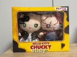 Hello Kitty Chucky Tiffany Child's Play Plush Doll Set Halloween Limited USJ