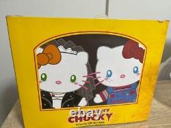 Hello Kitty Chucky Tiffany Child's Play Plush Doll Set Halloween Limited USJ