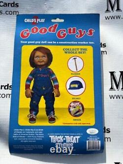 JSA Authentic Edan Gross Auto Chucky 9 Toy Hammer Prop Good Guys Child's Play