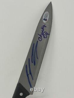 Jennifer Tilly & Ed Gale Signed Child's Play Chucky's Bride Real Knife Beckett