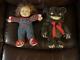 Krampus Teddy Bear Plus Vintage Chucky Childs Play 2 Doll 1990