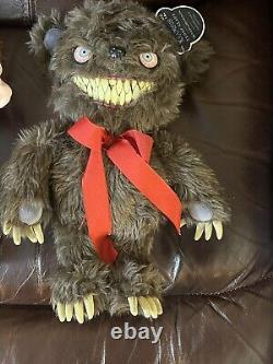 Krampus Teddy Bear Plus Vintage Chucky Childs Play 2 Doll 1990