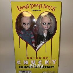 Living Dead Dolls Bride of Chucky & Tiffany 2-Pack Child's Play Figure Lot Set