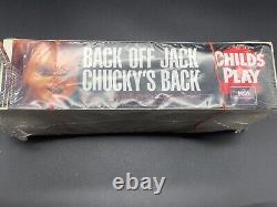 Lot of 700+ Child's Play 2 Bumper Stickers NEW Back Off Jack Chucky's Back