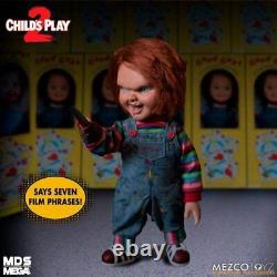 MDS Mega Scale Child's Play 2 Talking Menacing Chucky Figure Mezco