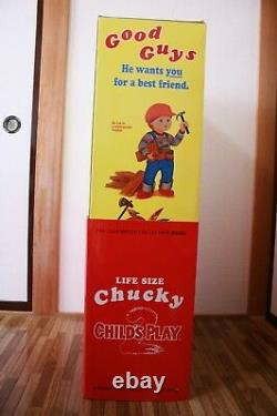 Medicom Toy CHUCKY Child's Play 2 LIFE SIZE FIGURE TOY MOVIE RARE