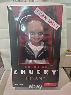 Mezco Bride of Chucky 15 Talking Tiffany Figure (78015) NEW SEALED CHILDS PLAY