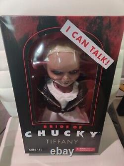 Mezco Bride of Chucky 15 Talking Tiffany Figure (78015) NEW SEALED CHILDS PLAY