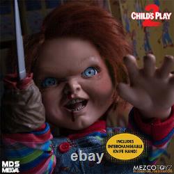 Mezco Child's Play 2 Menacing Chucky 15 Inch Talking Doll Brand New and In Stock