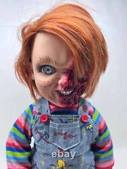 Mezco Child's Play 3 Talking Pizza Face Chucky Doll Mega Size 15 Figure