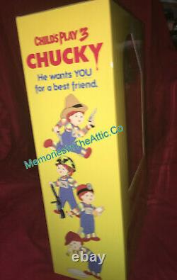 Mezco Child's Play 3 Talking Pizza Face Chucky Doll Mega Size 15 Figure NEW