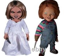 Mezco Child's Play Talking 15 inches Chucky and Tiffany Dolls