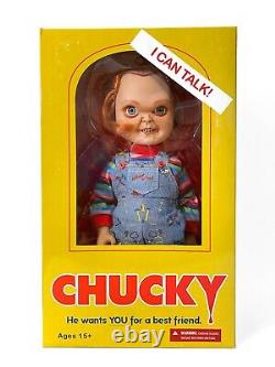 Mezco Child's Play2 Movie 15 Mega Good Guy Chucky Talking Action Figure NIB HTF