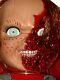 Mezco Designer Child's Play 3 Talking Pizza Face Chucky 15 Inch Doll with Gun