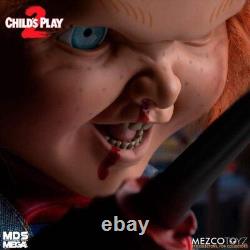 Mezco Designers Series Mega Scale Child's Play Talking Menacing Chucky Stand