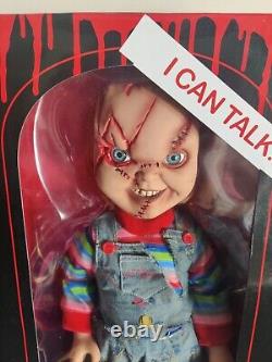 Mezco MDS Bride of Chucky Talking Scarred Mega Scale 15 Doll NEW CHILDS PLAY